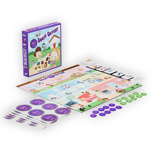 Geert Gevaar Bundel Bordspel + Stickerset